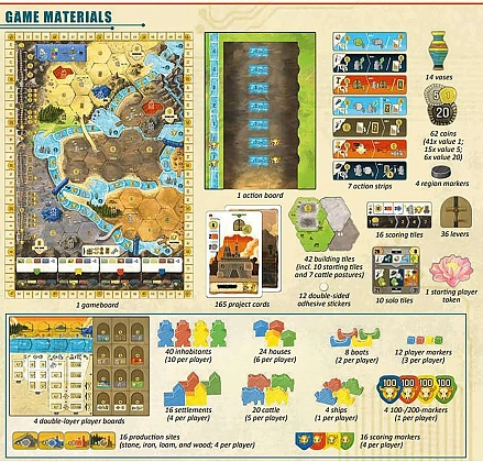 Настольная игра Благодатное озеро (Boonlake) (EN), бренду Capstone Games, для 1-4 гравців, час гри > 60мин. - 2 - KUBIX