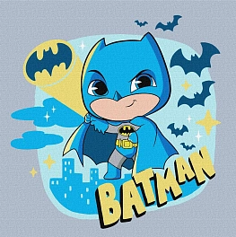 Картина по номерам WB Batman Герой тьмы (25х25 см) - KUBIX Картина по номерам WB Batman Герой тьмы (25х25 см)