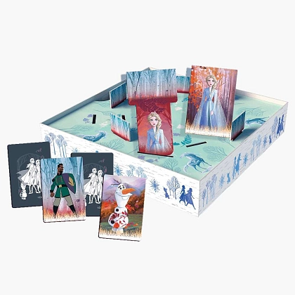 Настольная игра Ледяное Сердце 2: Зимние воспоминания (Frozen 2: Frozen Memories), бренду Trefl, для 2-4 гравців, час гри < 30мин. - 4 - KUBIX