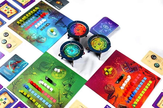 Настольная игра "Ведьмовская вихрь" (Whirling Witchcraft), бренду Игромаг, для 2-5 гравців, час гри < 30мин. - 2 - KUBIX