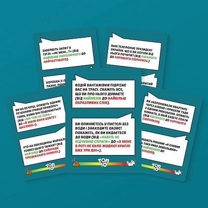 Настільна гра Топ 10 (Top Ten), бренду Ігромаг, для 4-9 гравців, час гри < 30хв. - 4 - KUBIX