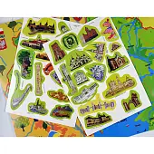 Миниатюра товара Настольная игра Увлекательности Украины (с наклейками) - 3