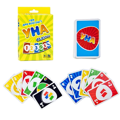 Настольная игра УНА classic, бренду Strateg, для 2-10 гравців, час гри < 30мин. - 2 - KUBIX