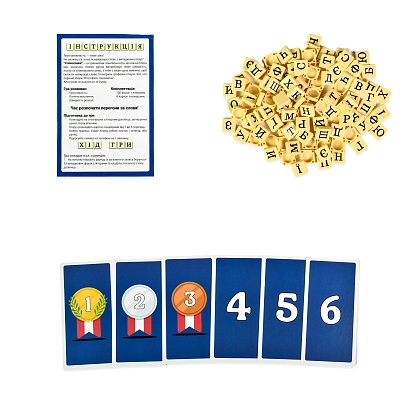 Настільна гра Словогонка, бренду Strateg, для 3-6 гравців - 3 - KUBIX