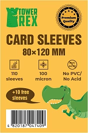 Протекторы 100 микрон (премиум) 80*120 (Cards Sleeves 100 micron (premium) 80*120) - KUBIX Протекторы 100 микрон (премиум) 80*120 (Cards Sleeves 100 micron (premium) 80*120)