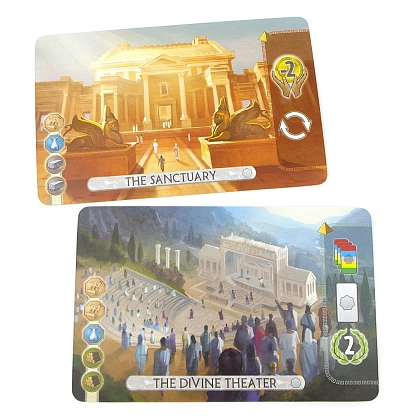 Настольная игра 7 Чудес Дуэль: Пантеон (7 Wonders Duel: Pantheon), бренду Игромаг, для 2-2 гравців, час гри < 30мин. - 9 - KUBIX