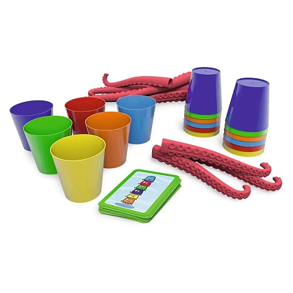 Настольная игра Вечеринка Осьминога (Octopus Party), бренду Trefl, для 1-3 гравців, час гри < 30мин. - 3 - KUBIX