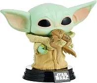Миниатюра товара Ігрова фігурка FUNKO POP! Малюк Йода з жабою Star Wars Mandalorian #379 - 1