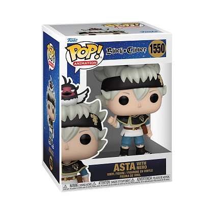 Ігрова фігурка FUNKO POP! АСТА ТА НЕРО (Asta with Nero) Black Clover: #1550, бренду Funko - 2 - KUBIX