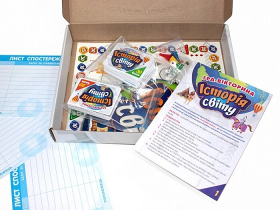 Настольная игра История мира, бренду Ранок, для 2-10 гравців, час гри < 30мин. - 7 - KUBIX