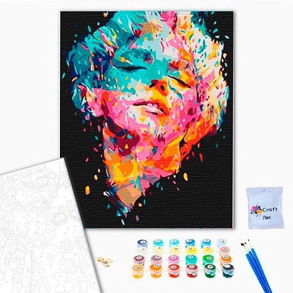 Картина по номерам Мерілін Монро арт (40х50 см), бренду Art Craft - KUBIX