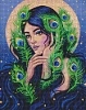 Алмазна мозаїка Загадкова дівчина (40х50 см)