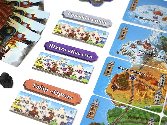 Настольная игра Остров железных дорог (Isle of Trains: All Aboard), бренду Игромаг, для 1-4 гравців, час гри < 30мин. - 6 - KUBIX