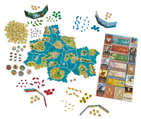 Настільна гра Кіклади. Легендарне видання (Cyclades: Legendary Edition), бренду Geekach Games, для 2-6 гравців, час гри > 60хв. - 9 - KUBIX