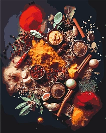 Картина по номерам Світові прянощі (40х50 см)