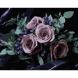 Картина по номерам Букет роз (40х50 см)