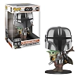 Миниатюра товара Игровая фигурка Funko Pop! Мандалорец в хроме с малышом (25 см) Star Wars: #380 - 2