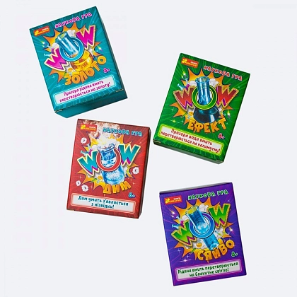 Набор для экспериментов Научная игра WOW сияние, бренду Ранок, для 1-4 гравців - 11 - KUBIX