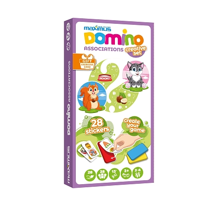 Настольная игра Домино. Ассоциации , бренду Maximus, для 2-4 гравців, час гри < 30мин. - KUBIX