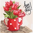 Мініатюра товару Картина по номерам Have a nice day (40х40 см) - 1