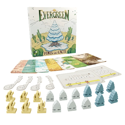 Настільна гра Evergreen: Pines and Cacti, бренду Games 7Days, для 1-4 гравців, час гри < 60хв. - 4 - KUBIX