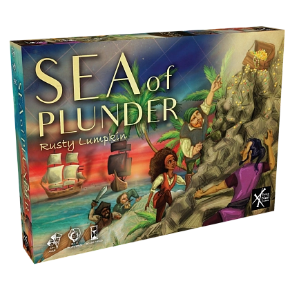 Настільна гра Sea of Plunder (Море пограбування) (EN), для 2-4 гравців, час гри < 30хв. - KUBIX