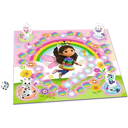 Настільна гра Фестиваль кольорів. Чарівний будиночок котика, бренду Trefl, для 2-4 гравців, час гри < 30хв. - 4 - KUBIX