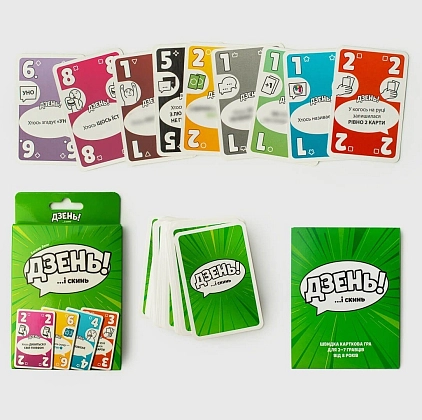 Настольная игра «Дзень!» (Ding!), бренду Fun Games Shop, для 2-7 гравців, час гри < 30мин. - 3 - KUBIX