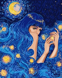 Картина по номерам Зоряна красуня (40х50 см)