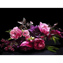 Картина за номерами Квіткова гармонія (30х40 см)