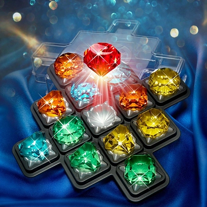 Настольная игра «Алмазный квест» (Diamond Quest), бренду Smart Games, для 1-1 гравців, час гри < 30мин. - 2 - KUBIX