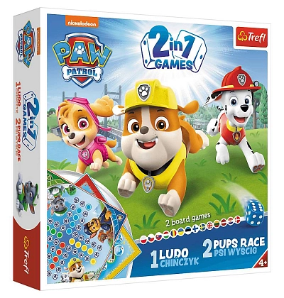 Купити Настольная игра Щенячьи Гонки. Лудо (Pups Race. Ludo), бренду Trefl - KUBIX Настольная игра Щенячьи Гонки. Лудо (Pups Race. Ludo), бренду Trefl, для 2-4 гравців, час гри < 30мин. - KUBIX