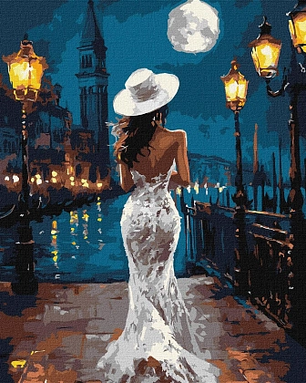 Картина по номерам Ефектна дівчина (40х50 см), бренду Ідейка - KUBIX