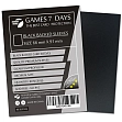 Миниатюра товара Протекторы Games7Days (66 х 91 мм / 63.5x88 мм) Black Premium MTG (100 шт) - 1