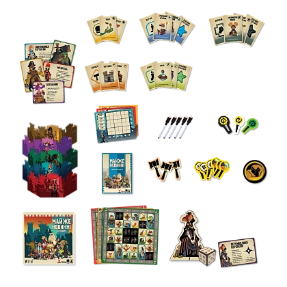 Настольная игра «Почти невинные» (Almost Innocent), бренду Geekach Games, для 2-5 гравців, час гри < 30мин. - 3 - KUBIX