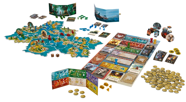 Настільна гра Кіклади. Легендарне видання (Cyclades: Legendary Edition), бренду Geekach Games, для 2-6 гравців, час гри > 60хв. - 8 - KUBIX