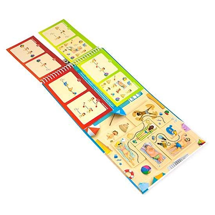 Настольная игра «Пляжные приключения. Дорожная магнитная игра» (Beach adventures. Road magnetic game), бренду Smart Games, для 1-1 гравців - 4 - KUBIX