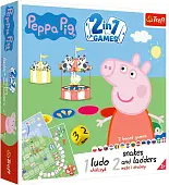 Миниатюра товара Настольная игра Свинка Пеппа: Лудо + Змеи и Лестницы 2 в 1 (Peppa Pig: Ludo + Snakes & Ladders 2 in 1) - 1