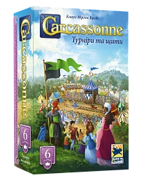 Настільна гра Каркасон №6. Турніри та щити (Carcassonne: Jousts and Crests)