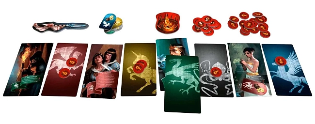 Настольная игра Орифлама. Пламя интриг (Oriflamme: Ablaze), бренду Geekach Games, для 3-5 гравців, час гри < 30мин. - 3 - KUBIX