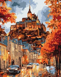 Картина по номерам Осенний город (40х50 см)