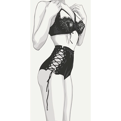 Картина по номерам Откровенный лук 18+ (40х80 см), бренду Art Craft - KUBIX