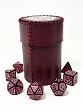 Миниатюра товара Стакан для кубиков D20 бордового цвета Dice Cup - 5