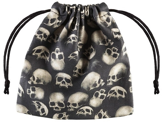 Мешочек Skull Fullprint Dice Bag, бренду Q-Workshop - KUBIX