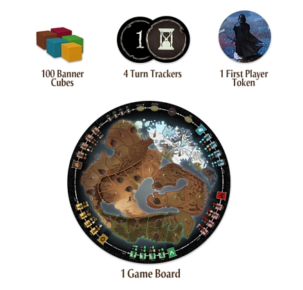 Настольная игра War of Whispers: Standard 2nd Edition (Война шепота) (EN), для 2-4 гравців, час гри < 30мин. - 6 - KUBIX