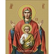 Миниатюра товара Алмазная мозаика Икона Знамения Божией Матери (30х40 см) - 1