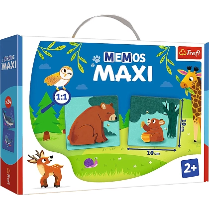 Купити Мемос MAXI Родители и дети животных - KUBIX Мемос MAXI Родители и дети животных, для 1-2 гравців - KUBIX