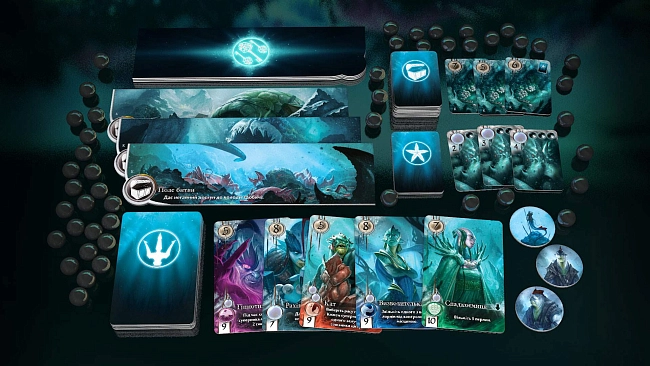 Настільна гра Безодня. Кракен і Левіафан (Abyss: Kraken & Leviathan), бренду IGAMES, для 2-4 гравців, час гри < 30хв. - 5 - KUBIX