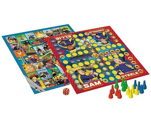 Настольная игра Пожарный Сэм: Лудо + Змейки и Лестницы 2 в 1 (Fireman Sam: Ludo + Snakes & Ladders 2 in 1), бренду Trefl, для 2-4 гравців, час гри < 30мин. - 4 - KUBIX