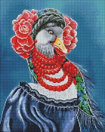 Алмазна мозаїка Українська гуска (40х50 см)